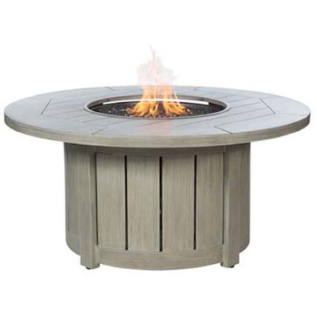 Round Base and Round Top Fire Pit